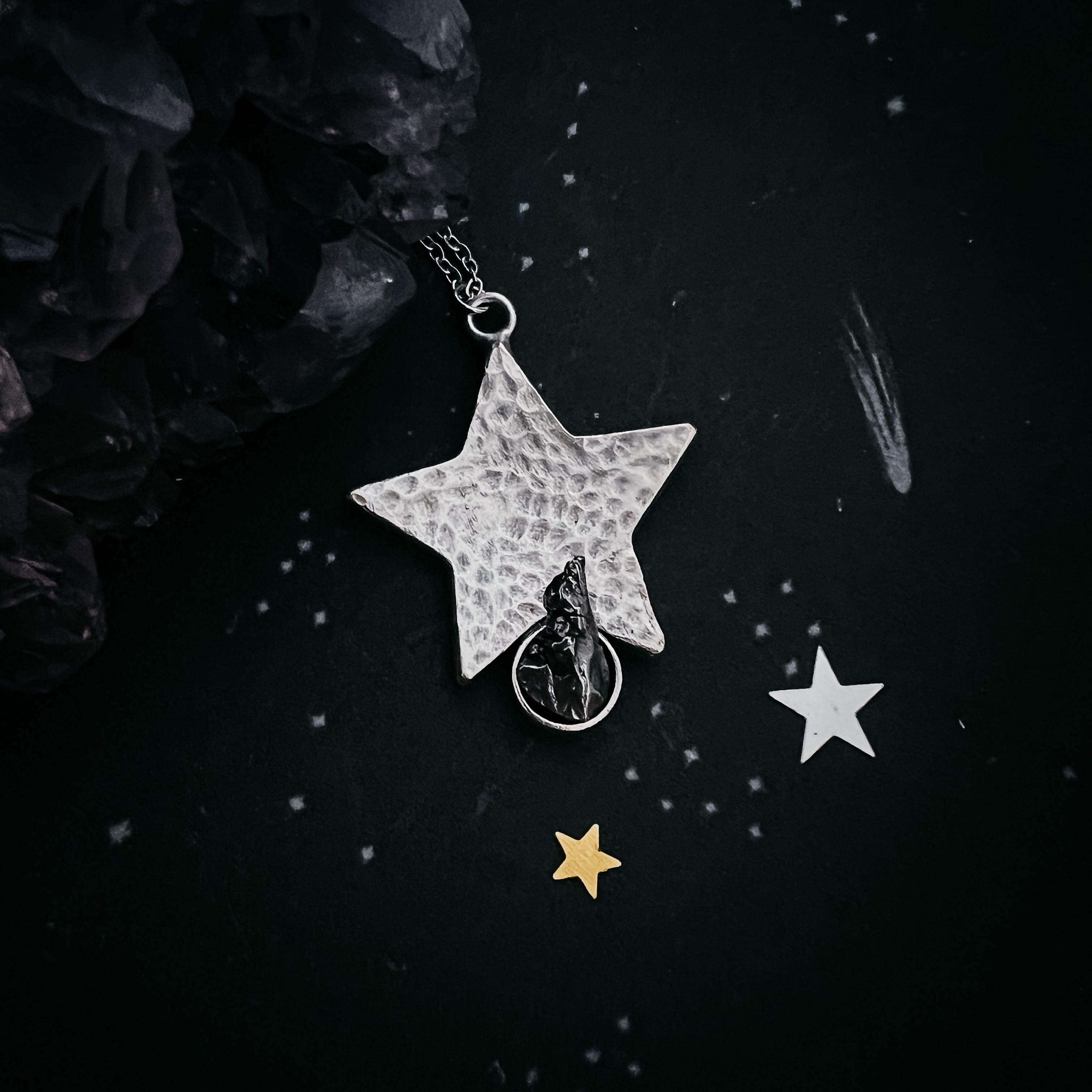 Meteorite deals star necklace