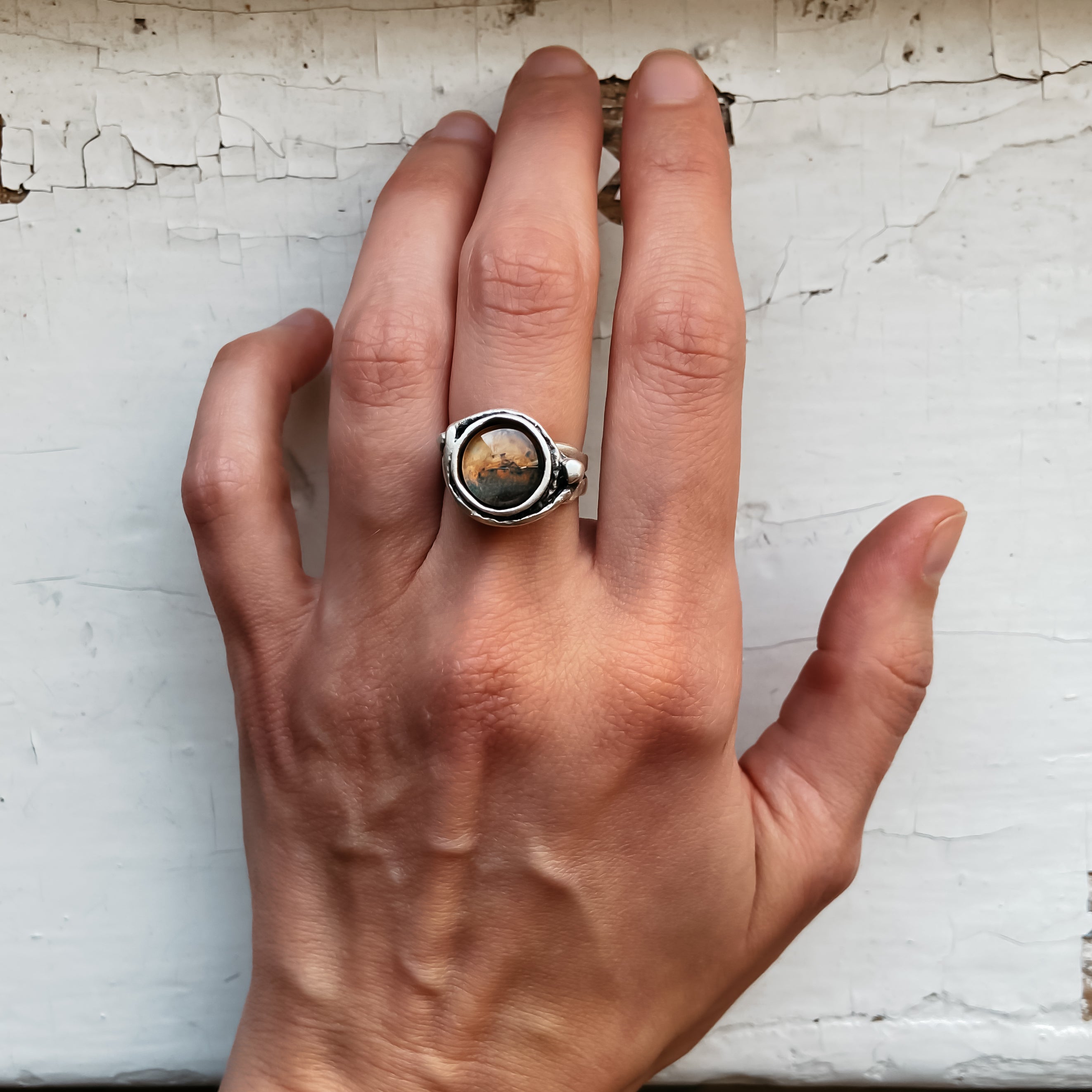 通常配送料無料 UNKNOWN. U089 “ MARS ” RING / SILVER | www