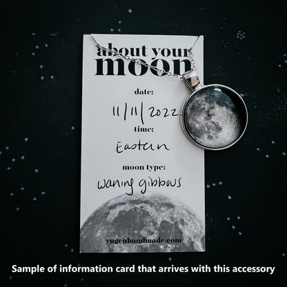 My Moon Double Sided Keychain with Two Custom Lunar Phases – Yugen
